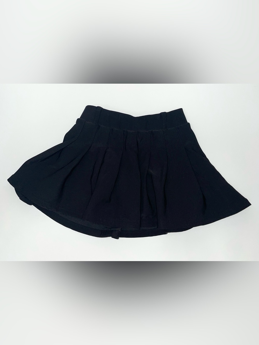 Free Haven Girls Classic Black Pleated Skort Sz 7/8
